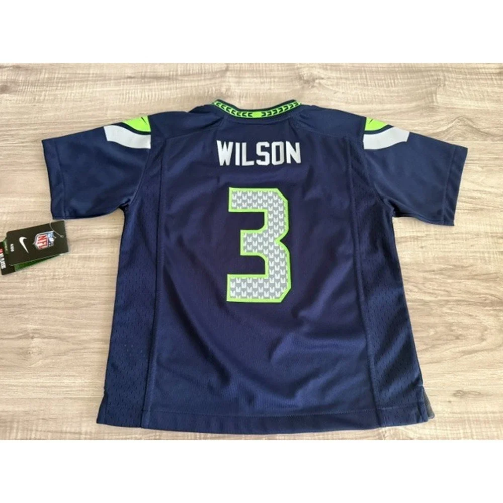 NWT Nike NFL Seattle Seahawks Russell Wilson 3 Jersey - Youth Large